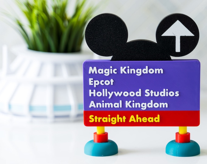 Magical Road Sign Tray Decor