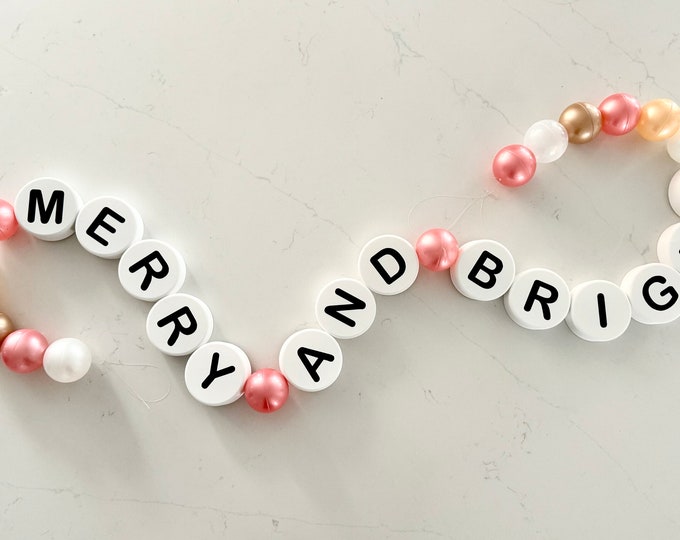 Merry and Bright Garland | Friendship Bracelet | Holiday 2024