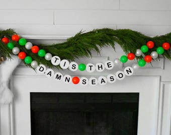 Tis The Season | Christmas Tree Garland