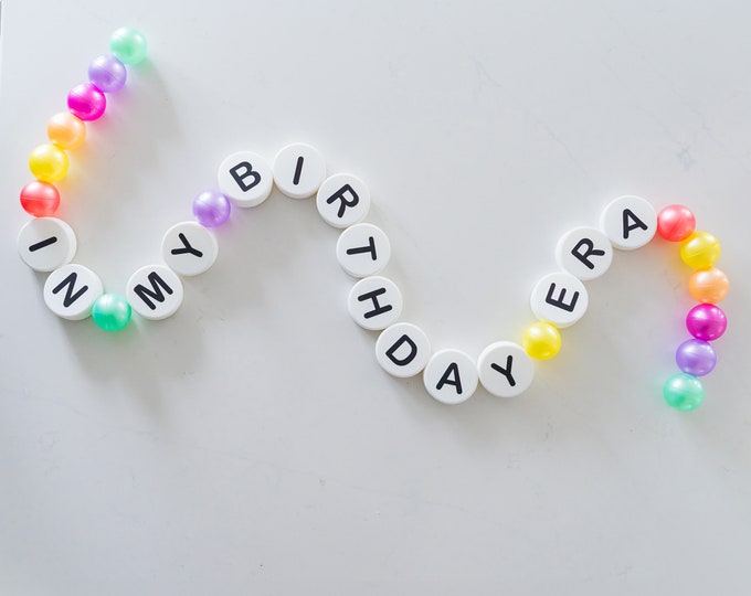 In My Birthday Era Garland | Friendship Bracelet | FREE SHIPPING | Birthday