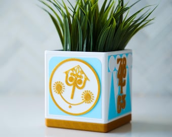 Maceta Mundo de la Risa / Regalos para Fans de la Magia / Primavera 2025 / Macetas de Primavera / Decoración del Hogar con Tema Mágico