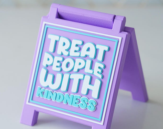 Treat People With Kindness Tray Sign | Gift for teacher | PTO Gift | Back to school | Teacher Appreciation 2025