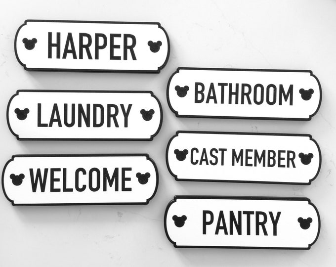 Pantry Sign | Magical Themed Home Decor | Cast Member | Laundry | Wall Sign