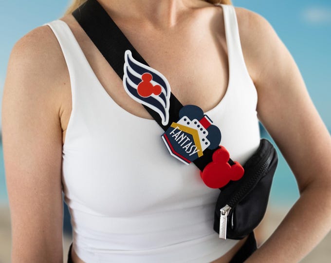 Personalizable Cruise Belt and Bag Charm - unique gifts for her - belt bag accessories - fish extender gifts