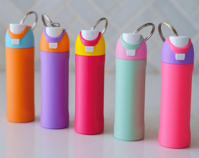 Water Bottle Keychain | Backpack Keychain | Lip Balm Keychain | Gift for Teens