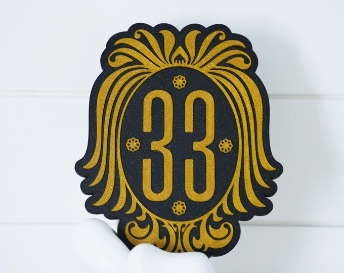 Club 33 Sign | Magical Themed Home Decor | Wall Sign