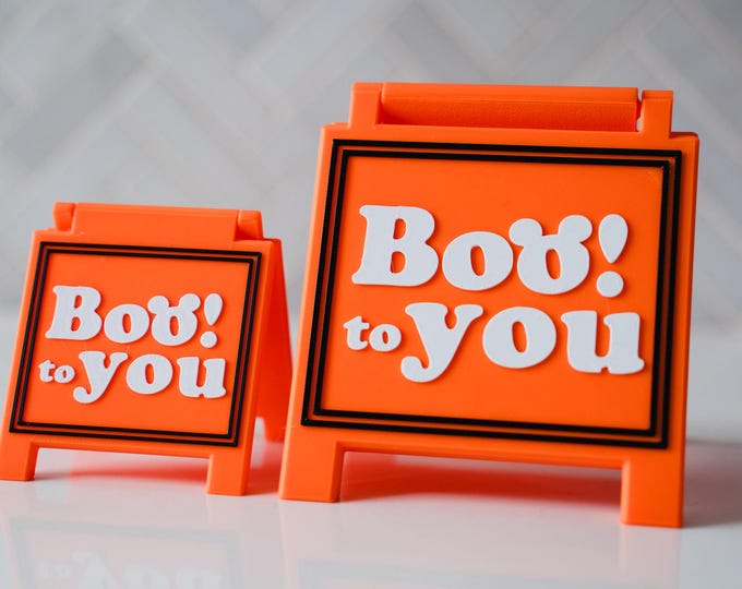 Boo To You Tray Sign - Magical Vacation Gift - Gift for Halloween - Haunted Mansion Gifts