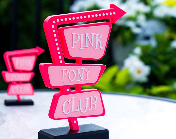 Pink Pony Club Tray Sign | Tray Decor | Office Decor | Gift for girlfriend