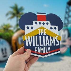 Jumbo Family Cruise Magnet | Fish Extender Gifts | Unique Gifts for DCL