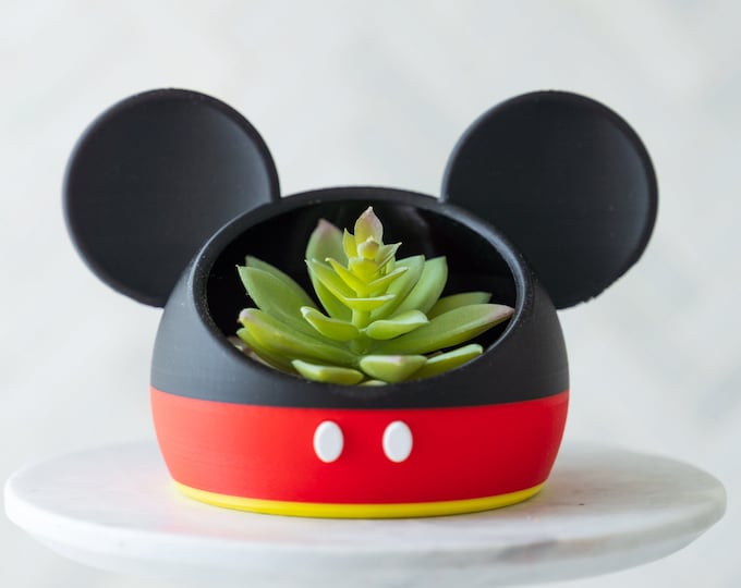 Magical Mouse Planter - Magical Themed Home Decor - tray decor - tiered tray