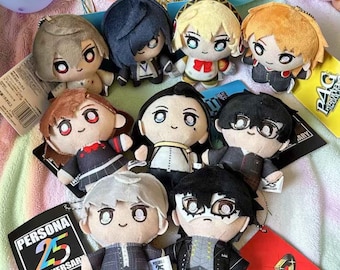 Llavero de peluche con colgante de Anime Makoto Kotone de Persona 5 Joker, muñeco de cosplay de 10 cm