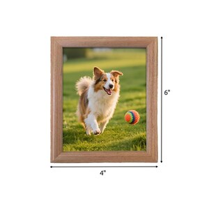 10 x 15 cm fotoramar, fotoram i trä, rustika fotoramar, vintagedekor, julklappar för kvinnor, män, pappa, farfar, slumpmässigt