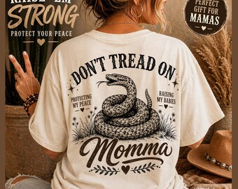 Don't Tread on Momma Boutique Shirt, Mother's Day Shirt, Mama Shirt, Mom Shirt, Cool Mom Shirt, Country Mom Shirt