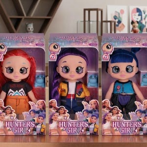 K-Pop Demon Hunter Anime Doll Trio Rumi Mira Zoey Collectible Fashion Figures