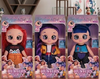 K-Pop Demon Hunter Anime Doll Trio Rumi Mira Zoey Collectible Fashion Figures