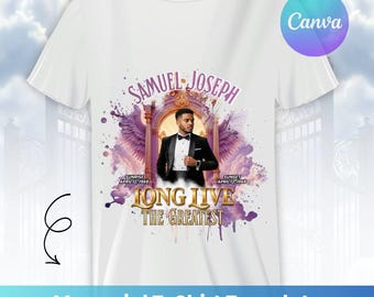 Forever in Our Hearts Memorial Shirt Template, Long Live Memorial Shirt Design, Editable Canva