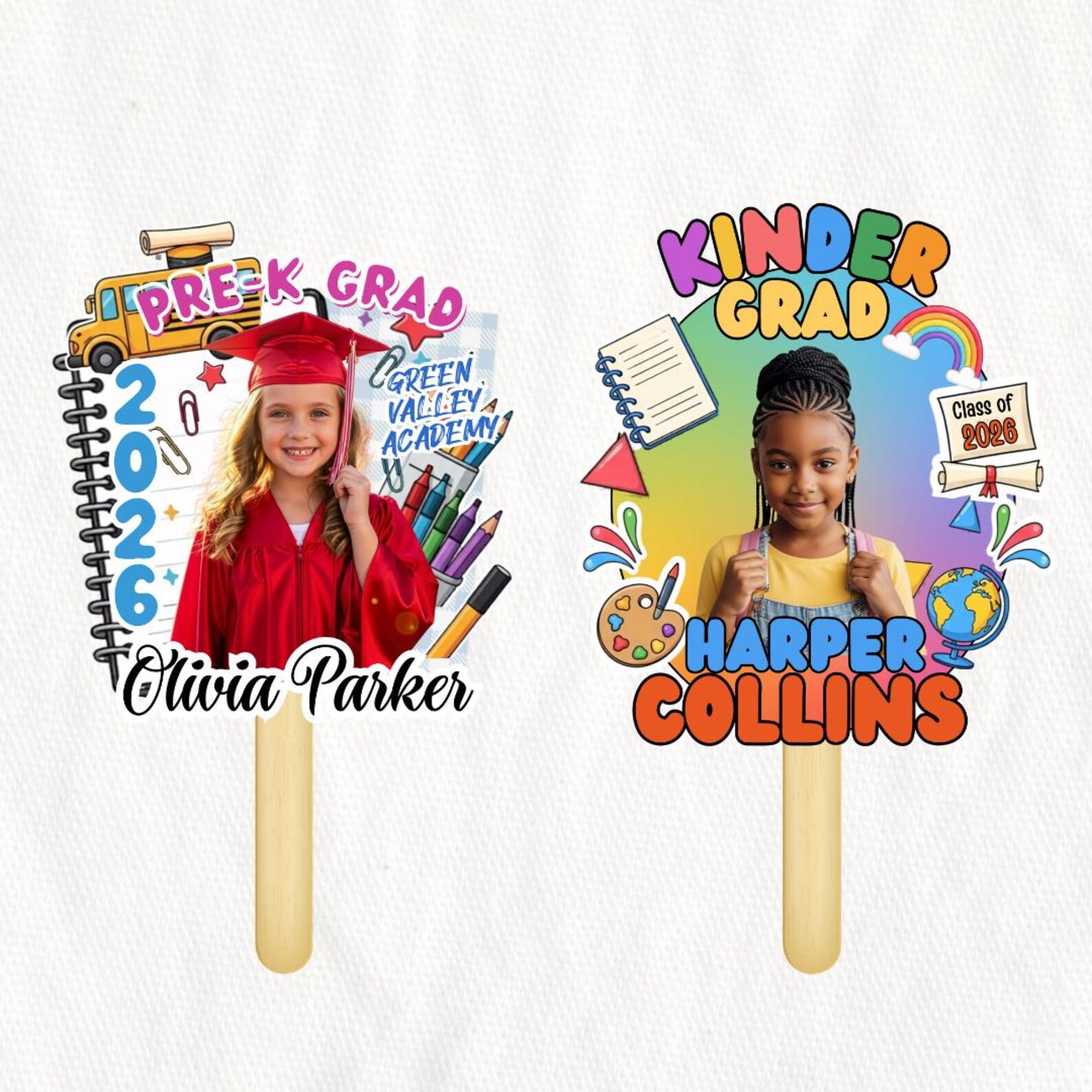 Pre-k & Kindergarten Graduation Fan Bundle | Little Graduate ...