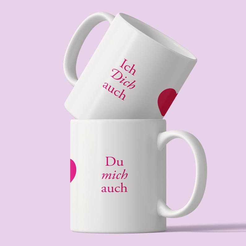 Anch'io / Anche tu. – Tazza da caffè con frase | Tazza con una frase e un effetto sorpresa immagine 1