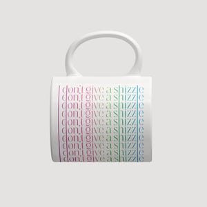 Tazza con scritta "Non me ne frega niente" colorata / Tazza da caffè sfacciata con scritta e stampa a 360 gradi / Regalo perfetto immagine 2