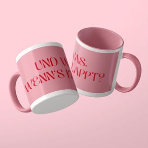 Och tänk om det fungerar? – Typografisk motivationsmugg | Mugg med positivt uttalande bild 3