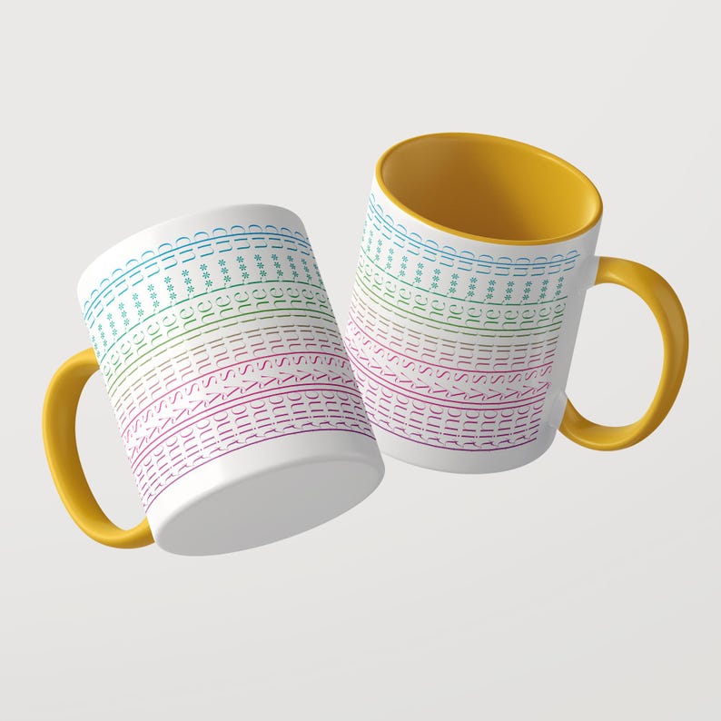 Taza con mensaje "Cállate la boca, por favor" / Taza colorida y atrevida para la oficina o como regalo con impresión integral de 360 grados. imagen 5