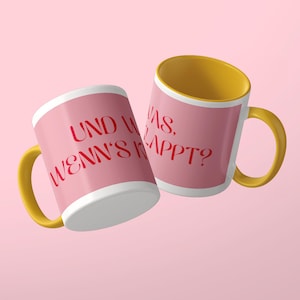 Och tänk om det fungerar? – Typografisk motivationsmugg | Mugg med positivt uttalande bild 2