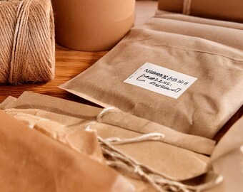 Small business of color packaging products at home