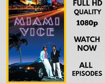 Miami Vice (1984) – Complete Series – Digital Collection – Classic Crime TV – Full HD 1080p