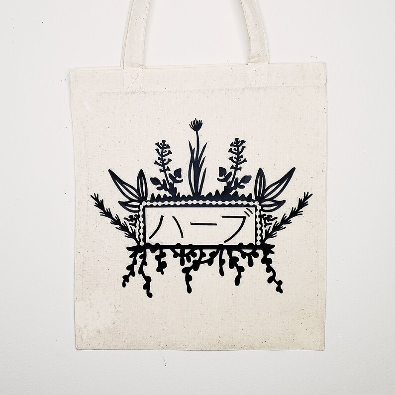 Habu Herb Canvas Tote