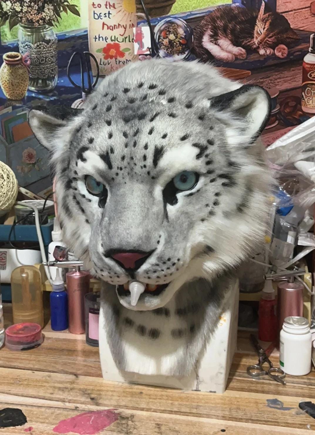 Snow leopard fursuit - Etsy 日本
