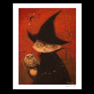 Wicked #31-Cat Illustration Limited Edition of 40 Fine Art Print