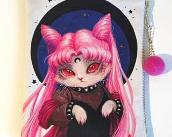 Kostium na Halloween dla kota XIV Ilustracja kota Torba woreczek