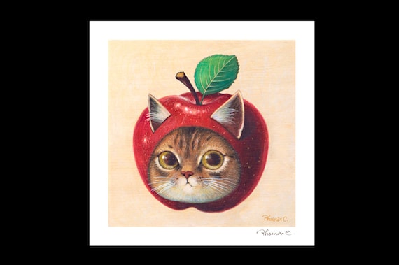 猫と果物のアート作品 【公式通販】