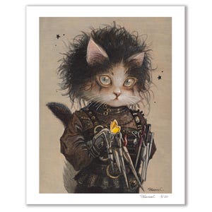 Kostium kota na Halloween XVI – limitowana edycja 10 wydruków artystycznych