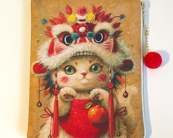 Lunar Meow Rok #5 Torba-worek z ilustracją kota