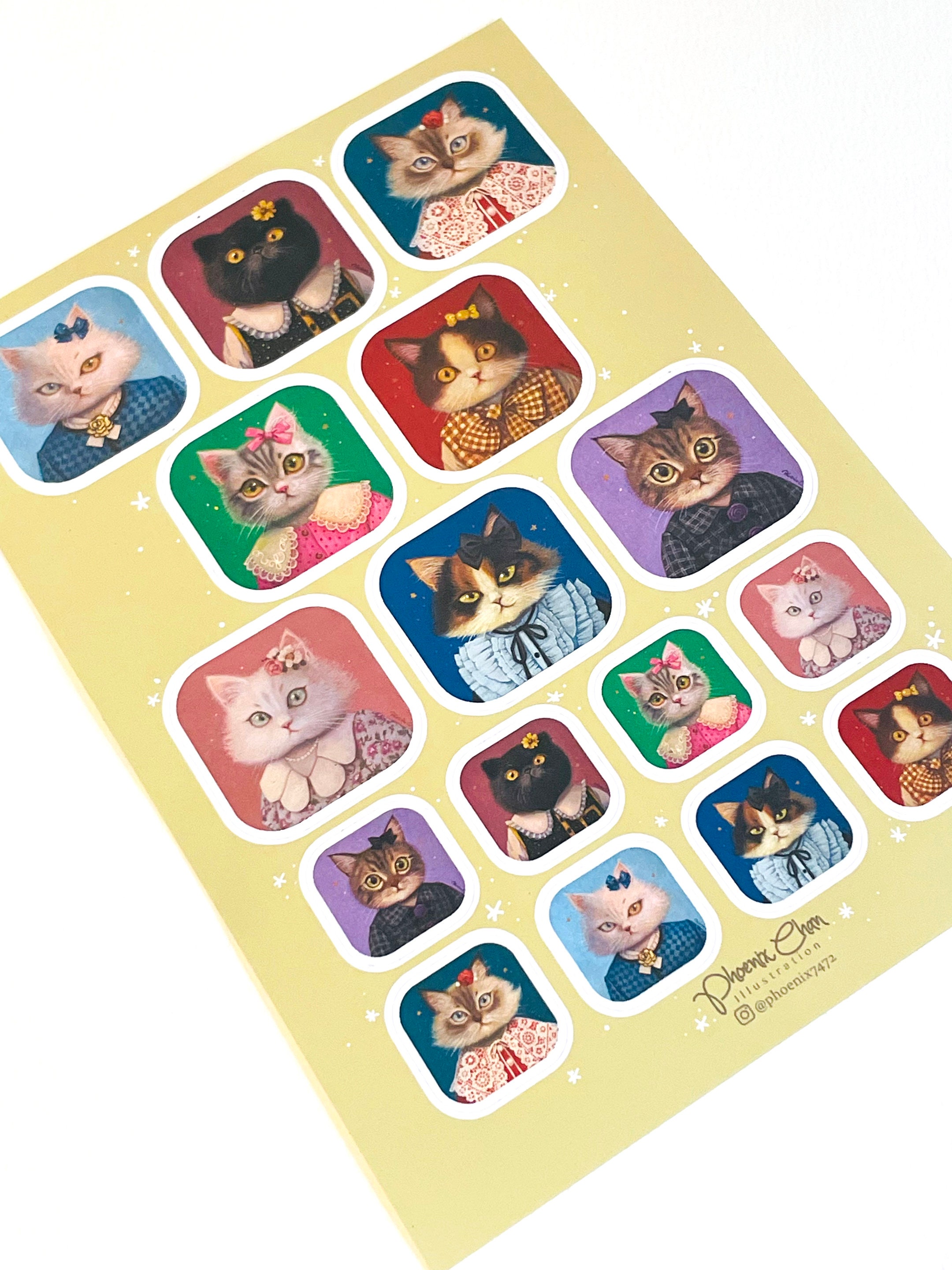 Fancy Sticker Sheet - Etsy