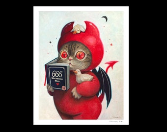 Vermilion The Little Cat Devil #4- Limited Edition of 30 Fine Art Print