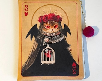 Kitty's Wonderland Heart 3 - Torba-worek z ilustracją kota