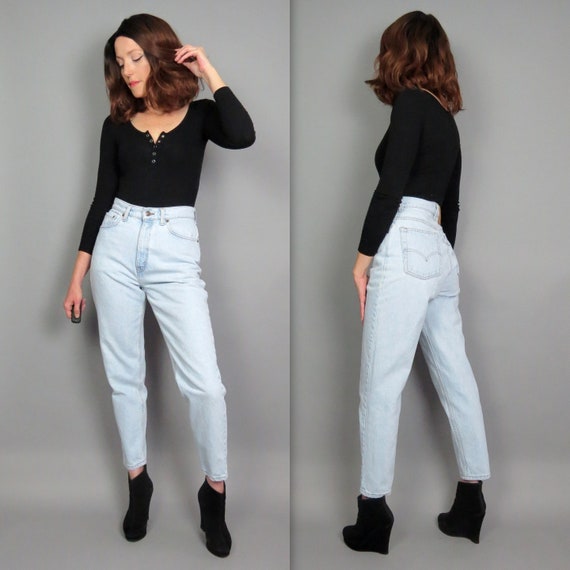 levis mom jeans tapered fit