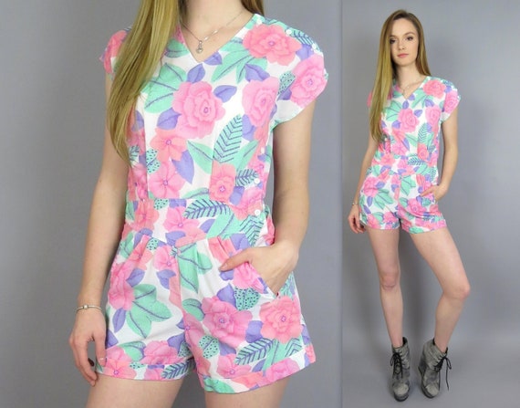 80s romper shorts