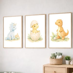 Babyzimmer Poster Dinosaurier