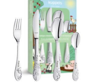 Personalized children's cutlery set | Gift idea for babies & toddlers | Gifts for newborns | Birthday gifts