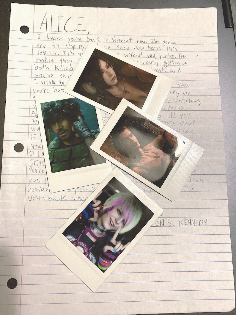 Second Life Rae Letters Custom SFW Letter From Any Resident Evil Character - Etsy