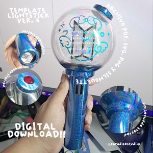 BTS ライトスティック テンプレート ver. 4 - 即時ダウンロード