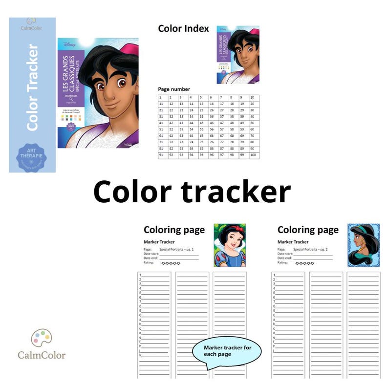 SPECIAL PORTRAITS - Coloring Page Tracker - Coloring Page Tracker ...