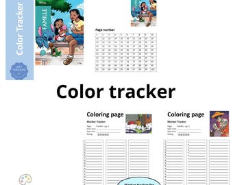 FAMILIA - Páginas para colorear - Plantillas para colorear - Marcadores - Disney Colorea por números - Imprimible - A4
