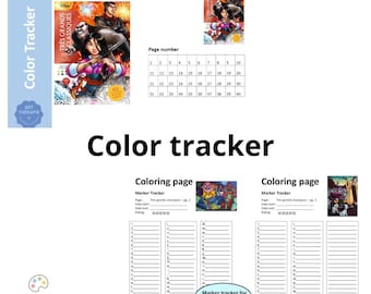 TRES GRANDS CLASSIQUES – Malvorlagen-Tracker – Vorlage für Malvorlagen-Tracker – Marker-Tracker – Disney Malen nach Zahlen – Druckbar – A4