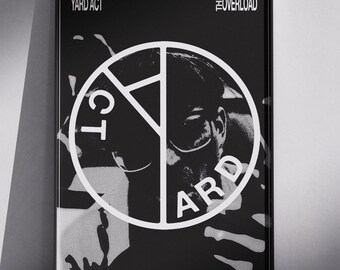 Póster de Yard Act - Póster de The Overload - Arte mural post-punk de Leeds - Lámina de música indie - Póster de banda - Regalo para amantes de la música - Decoración de pared para dormitorio