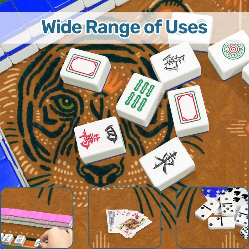 Tiger Mahjong Mat 31.5"x31.5" image 7