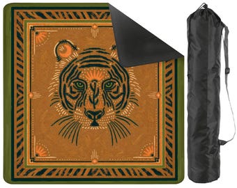 Tiger Mahjong Mat 31.5"x31.5"